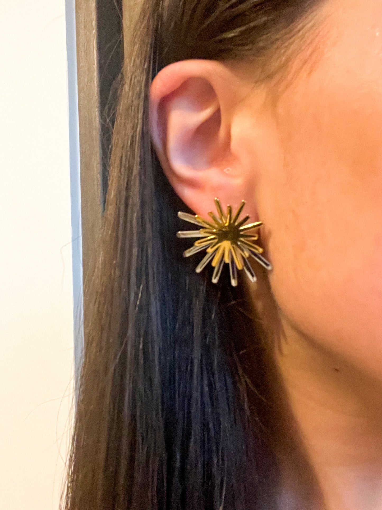 Dual Sun Earrings