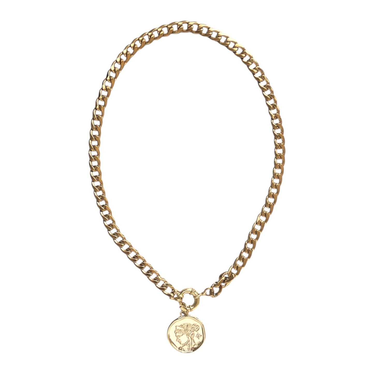 Gold Royal Coin Necklace