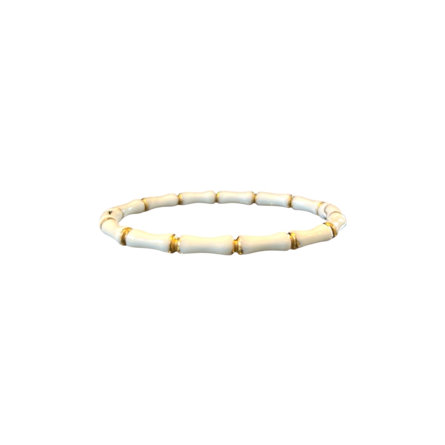 White And Gold Bangle