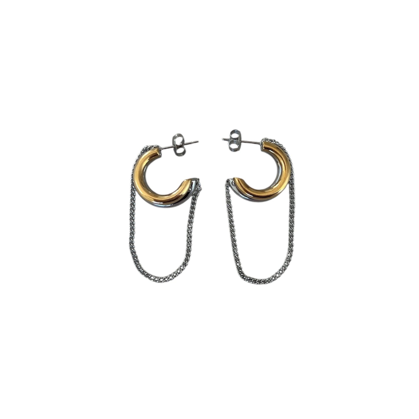 Dual Chain Earrings