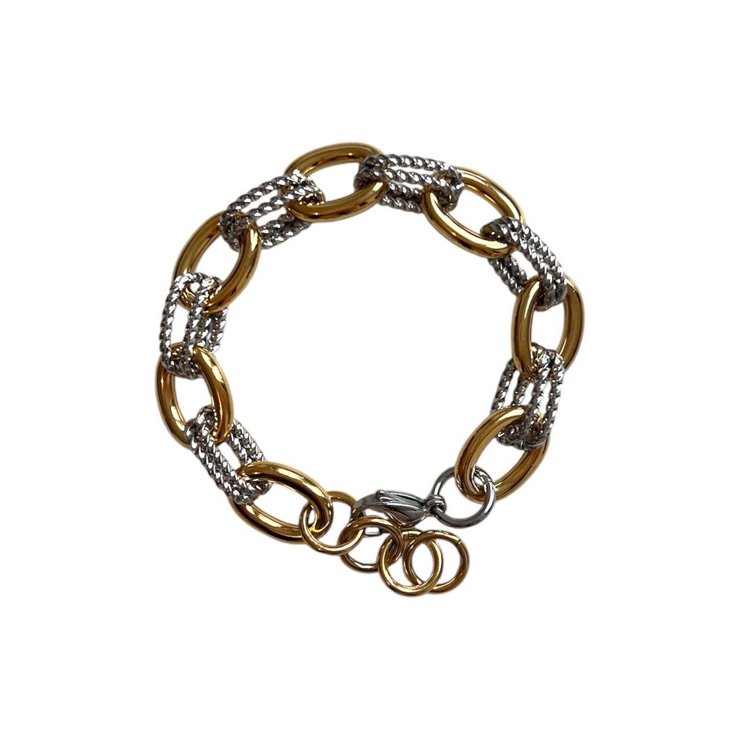 Dual Chunky Chain Bracelet