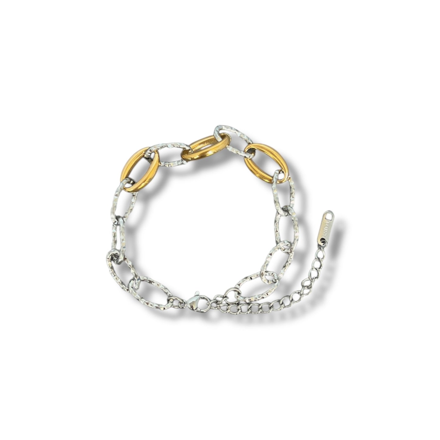 Mixed Metal Chain Bracelet