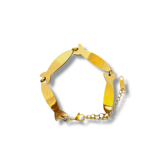Gold Fish Bracelet