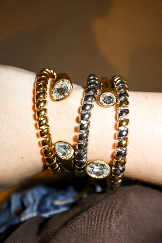 Spiral Bangle Trio