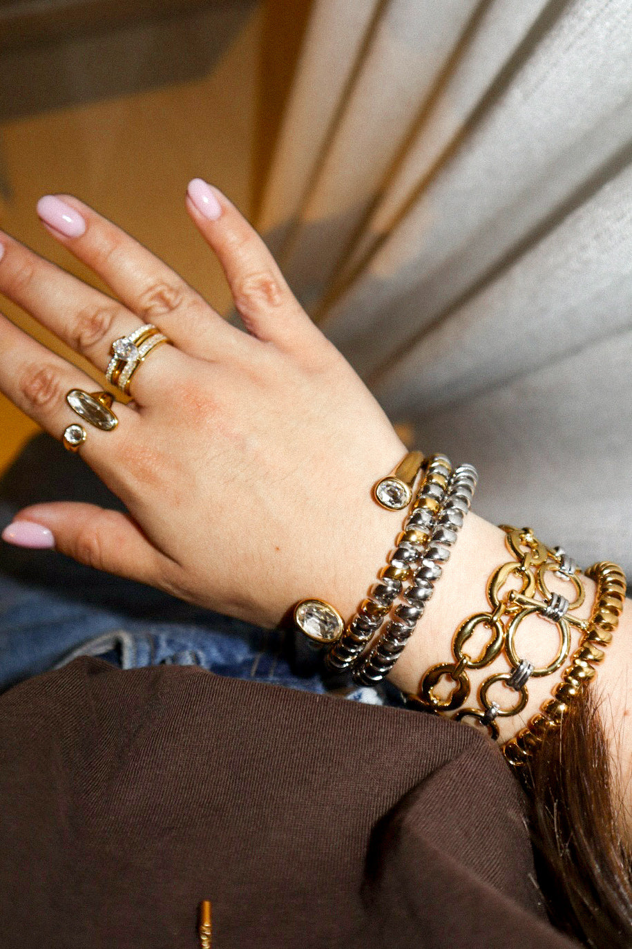 Spiral Bangle Trio