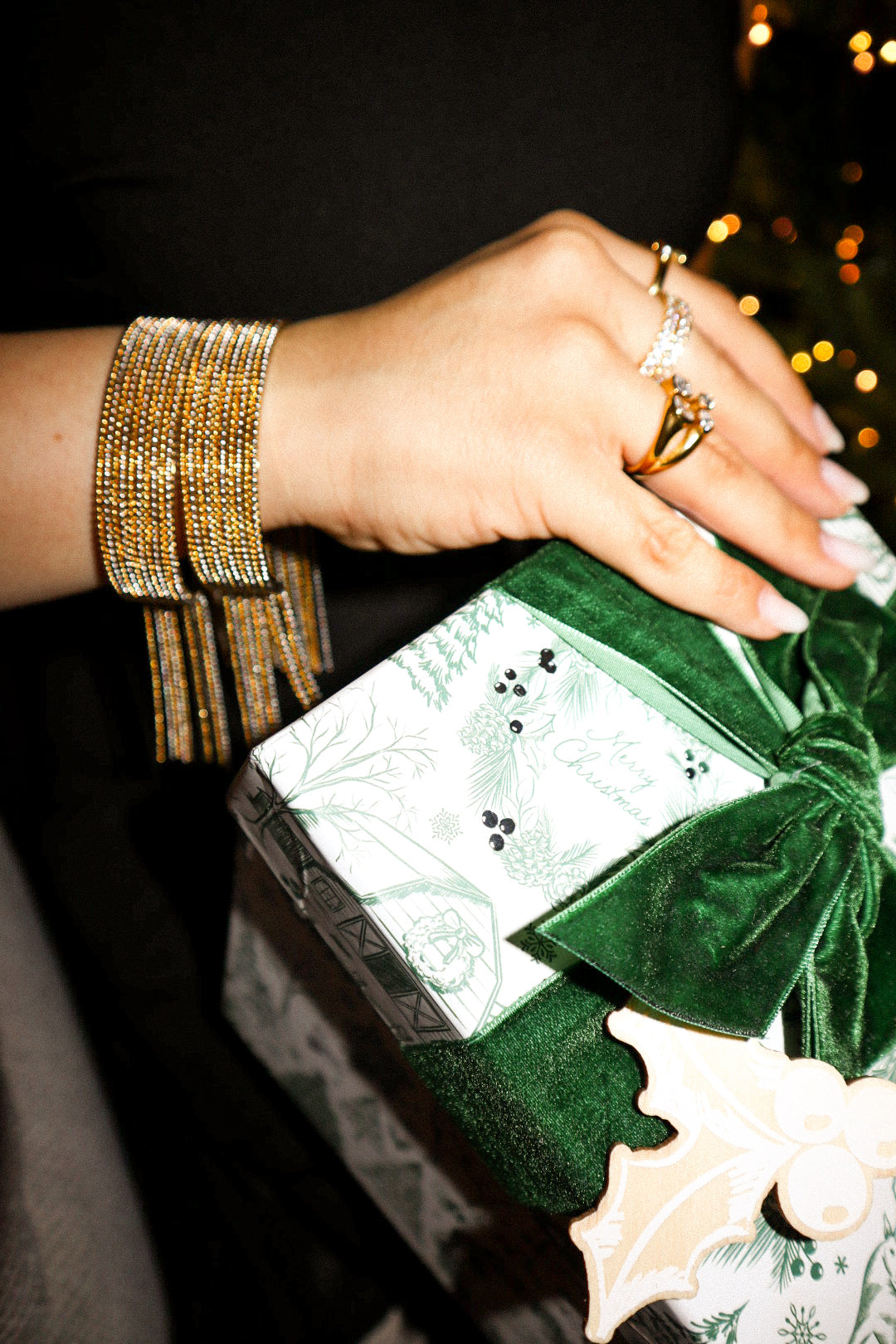 Gold and Silver Waterfall Bracelet