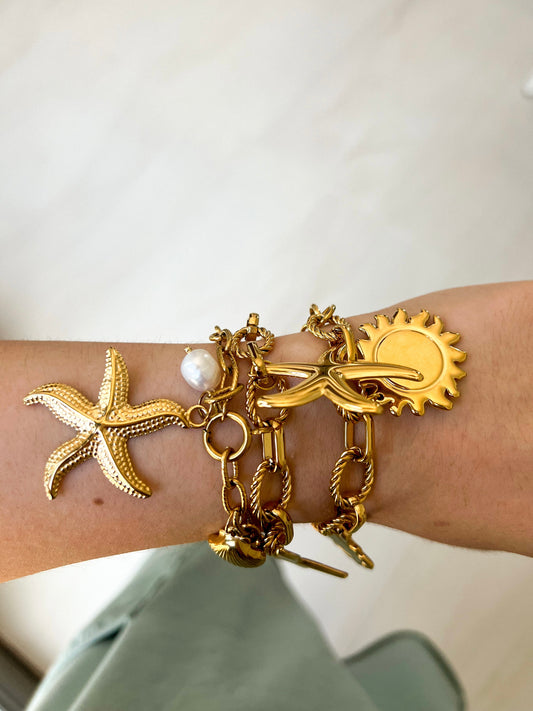 Sun Charm Bracelet