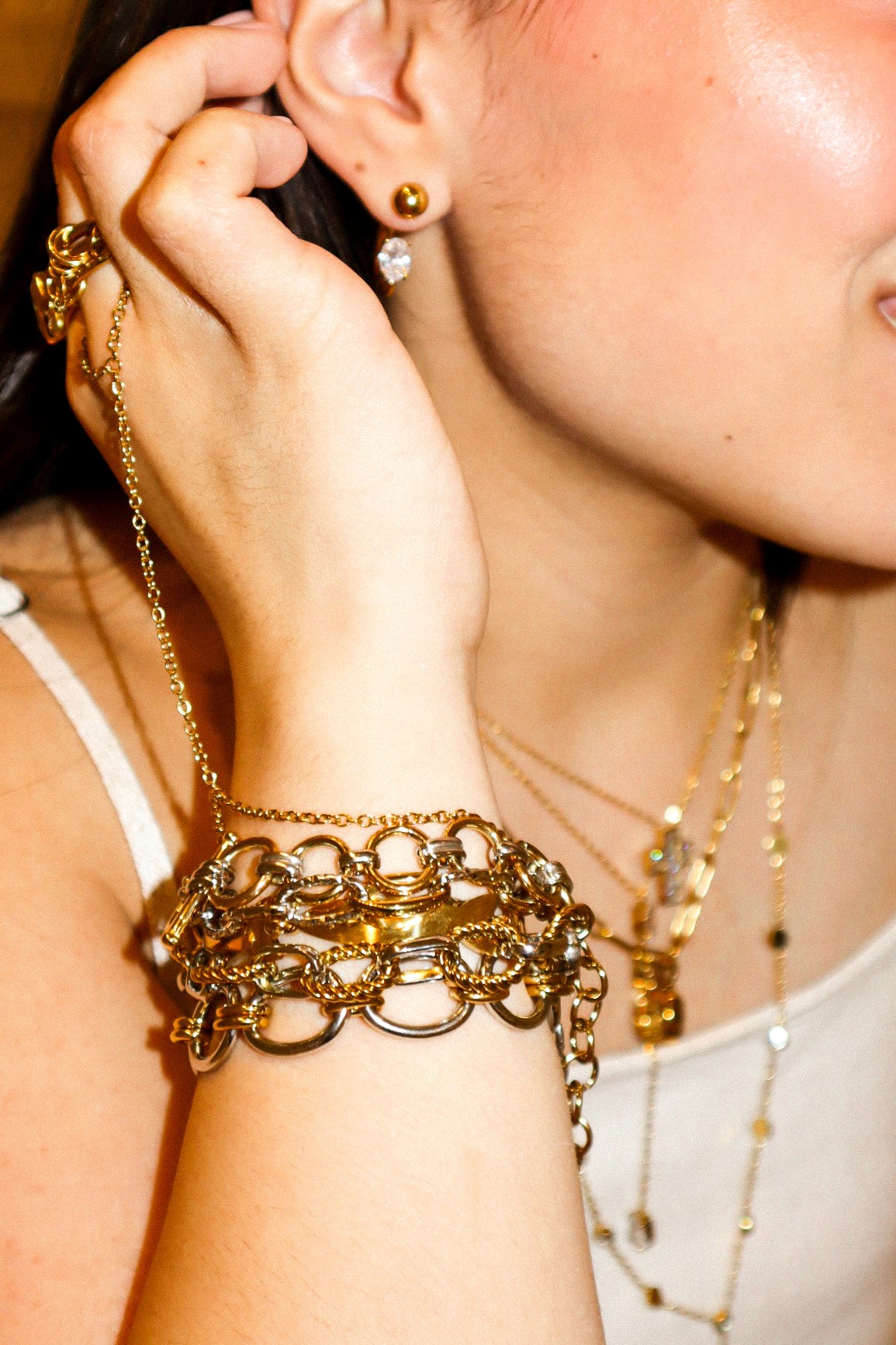 Classic Gold Hand Chain