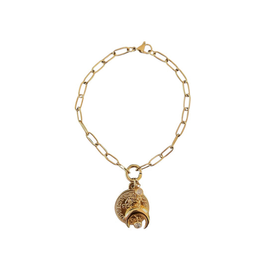 Moon Coin Bracelet