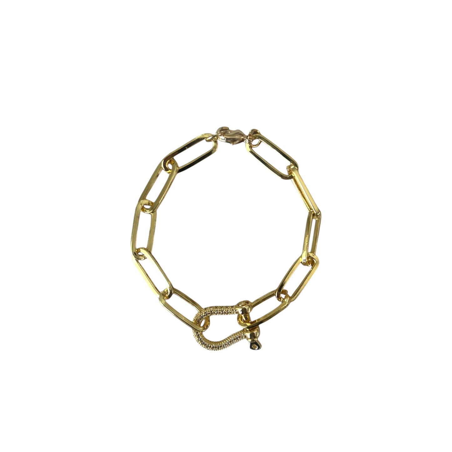 Shiny Horseshoe Bracelet