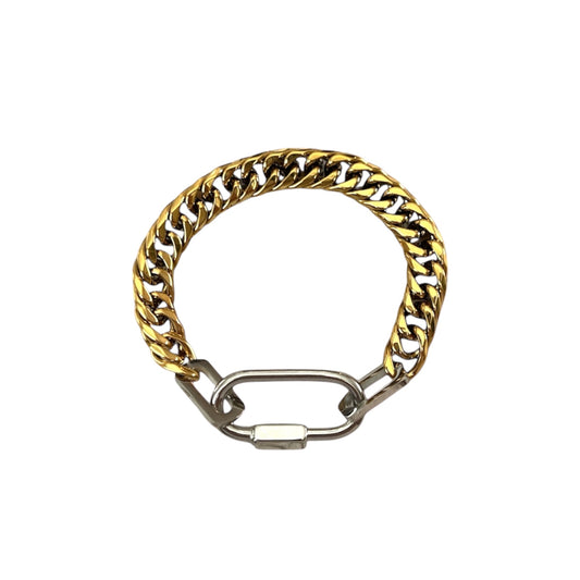 Dual Bracelet- Gold Chain