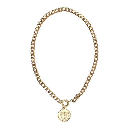 Gold Royal Coin Necklace