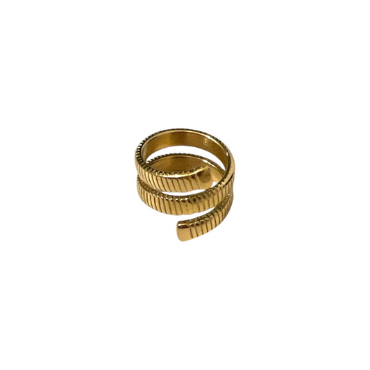 Gold Spiral Ring