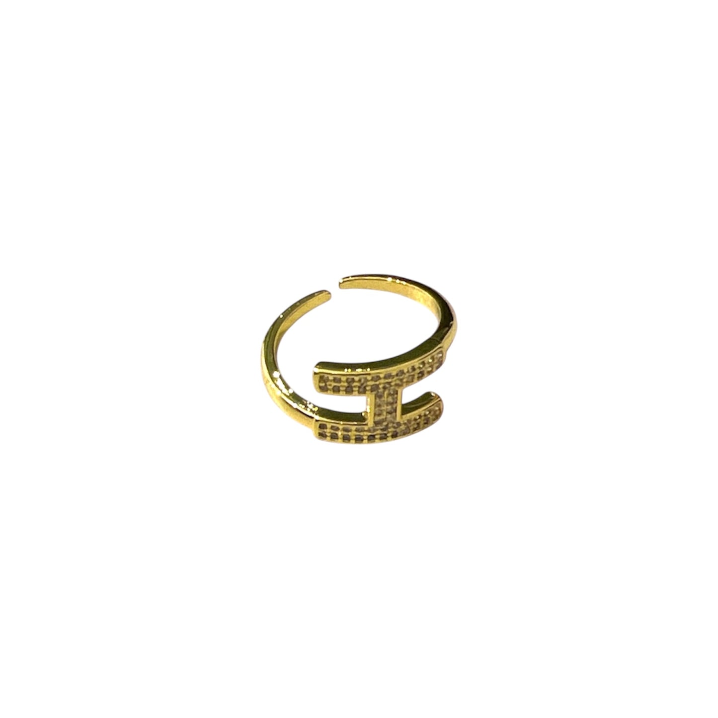 Gold Rhinestone Ring