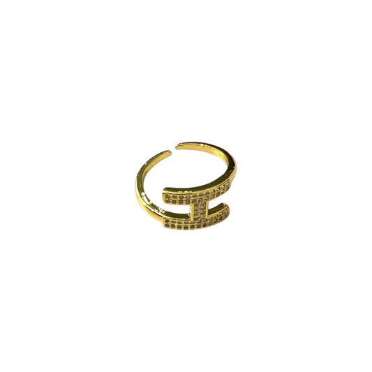 Gold Rhinestone Ring