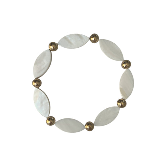 Gold and Pearl Bracelet