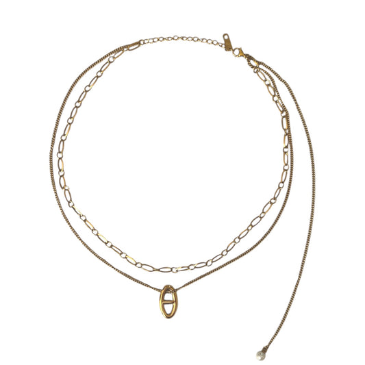 Double Link Necklace