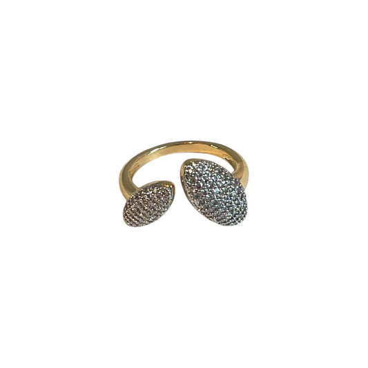 Double Oval Pavé Ring