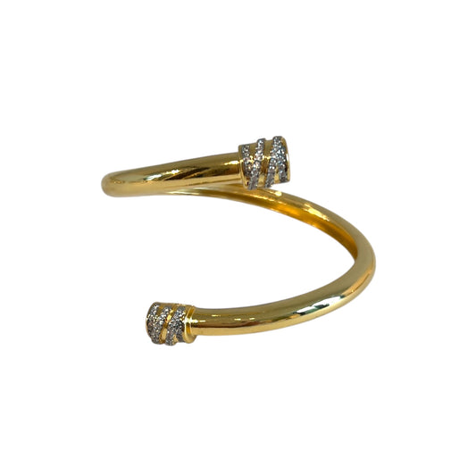 Double Zircon Bangle