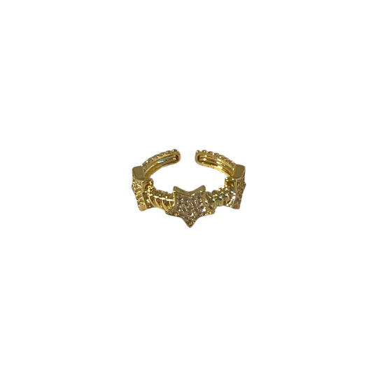 Stars Pavé Ring