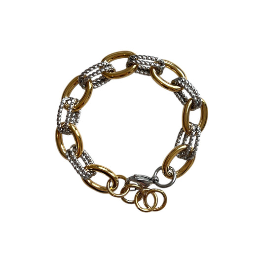 Dual Chunky Chain Bracelet