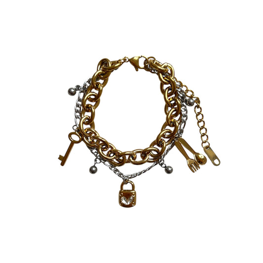 Dual Lock and Key Bracelet