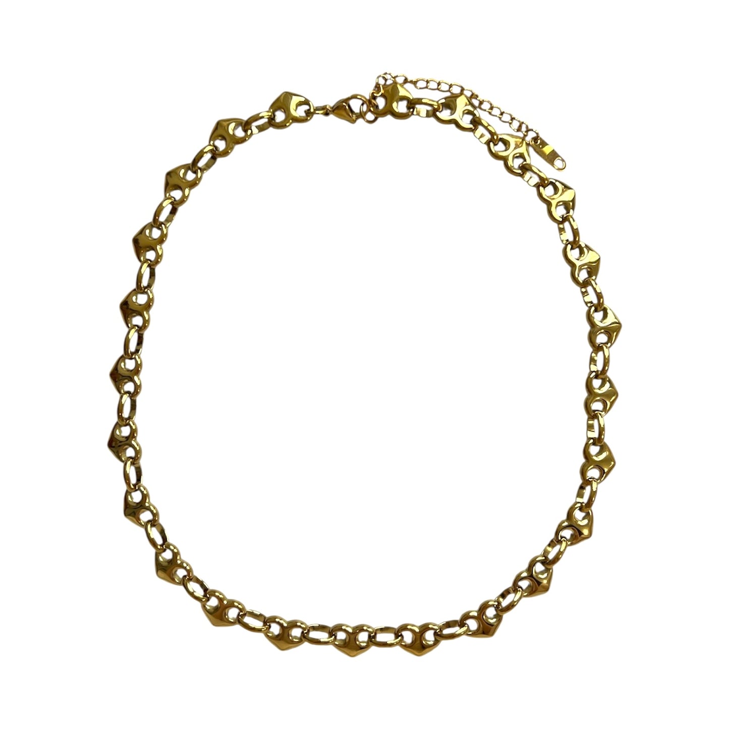 Gold Hearts Necklace