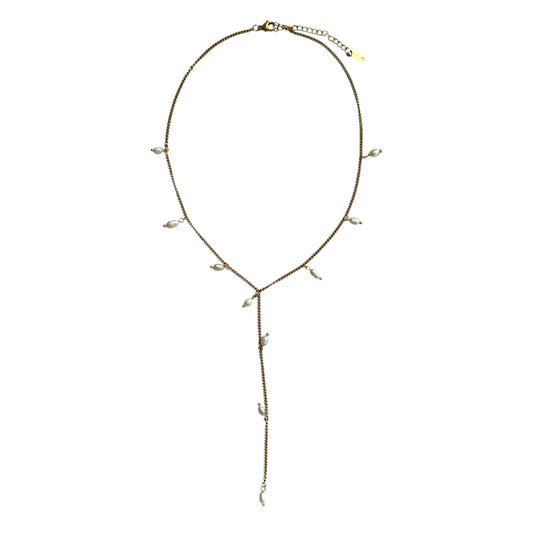 Pearls in Gold Necklace
