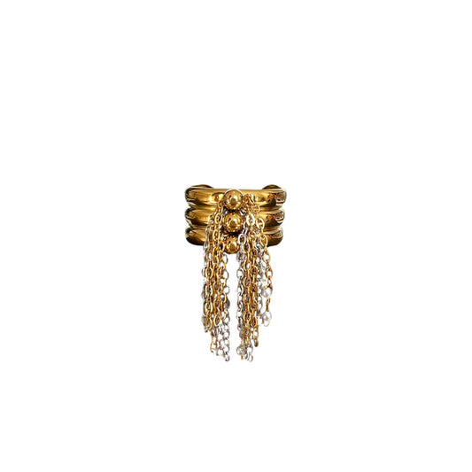 Pearls Waterfall Ring