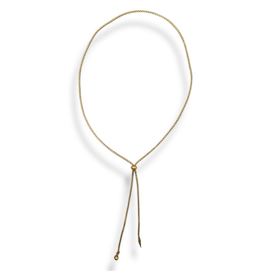 Gold Slider Necklace