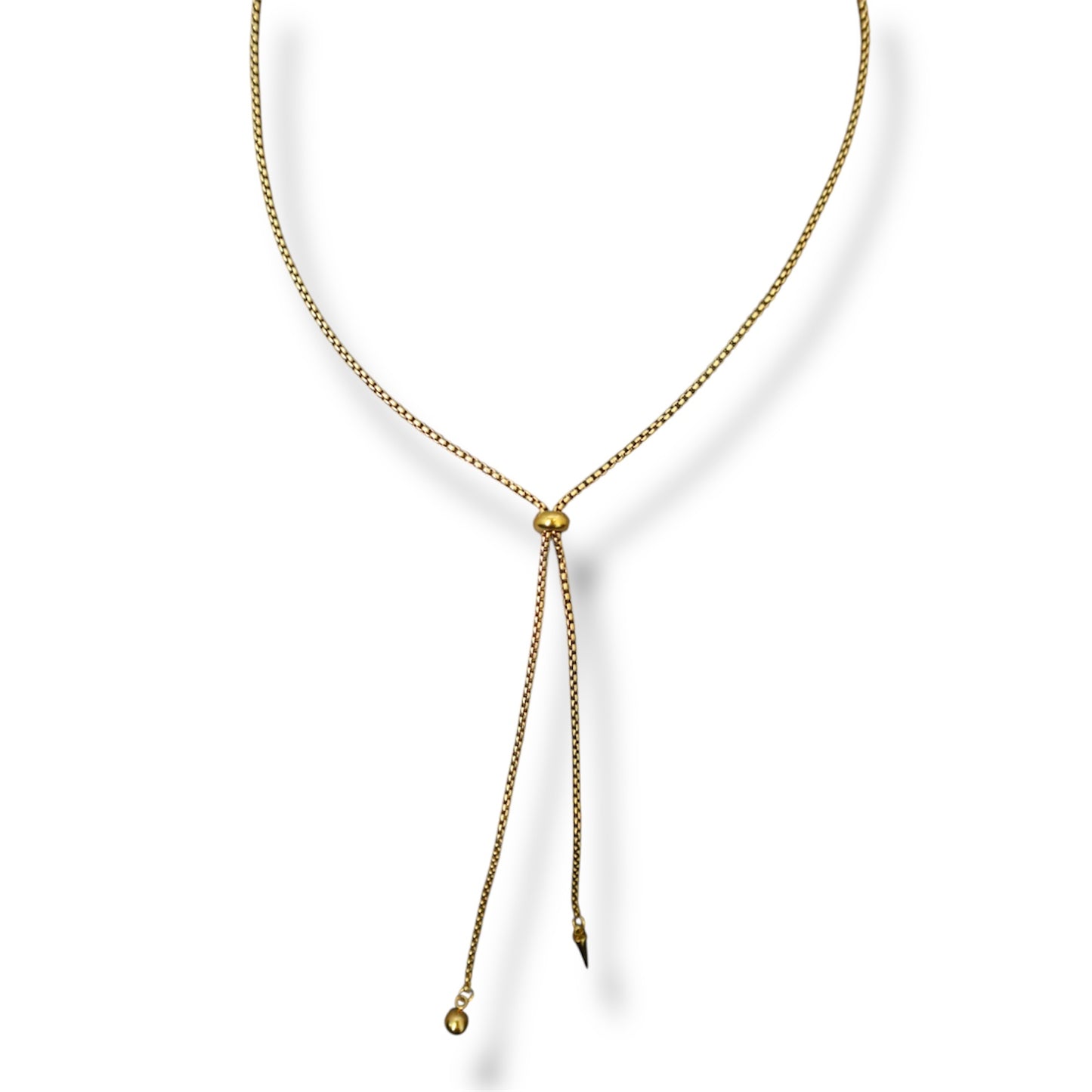 Gold Slider Necklace