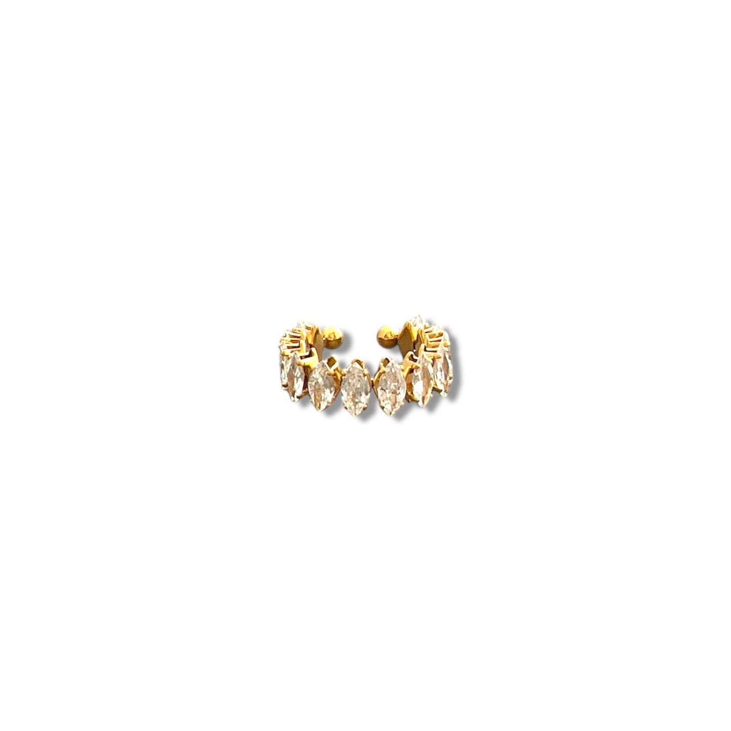 Golden Zircon Ring