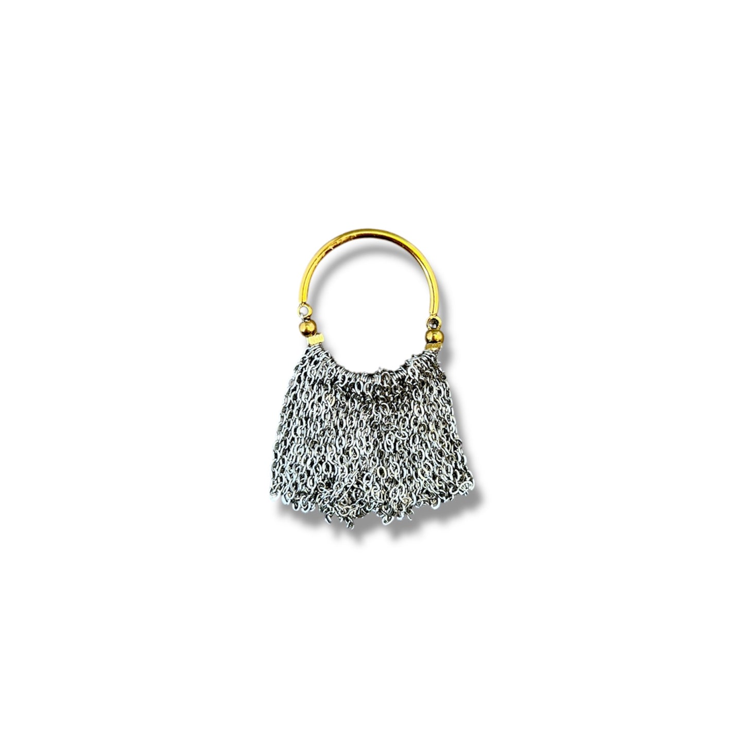 Gold and Silver Waterfall Ring